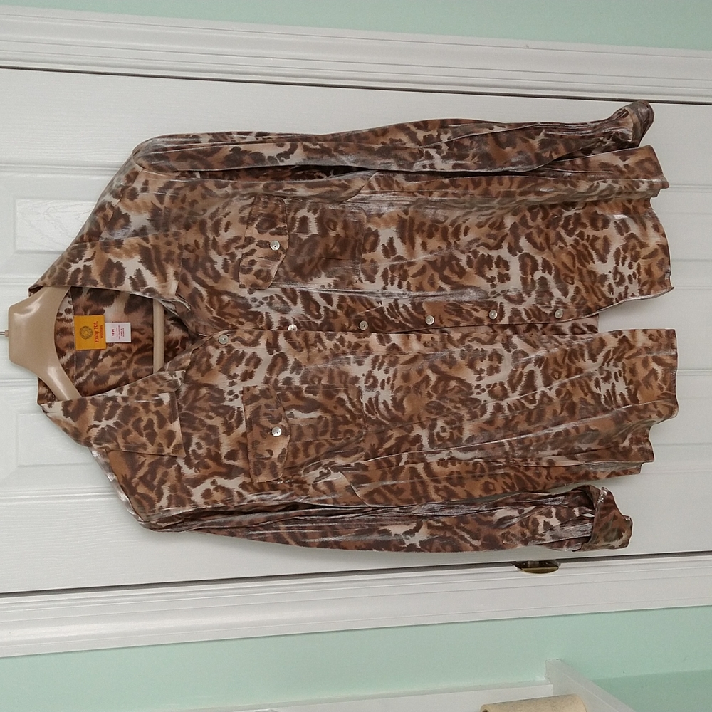 Blouse by Ruby Rd. Animal Print 18W